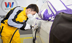 汽車車身干磨處理