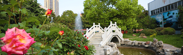 鄭州萬通汽車學校_花園式校園